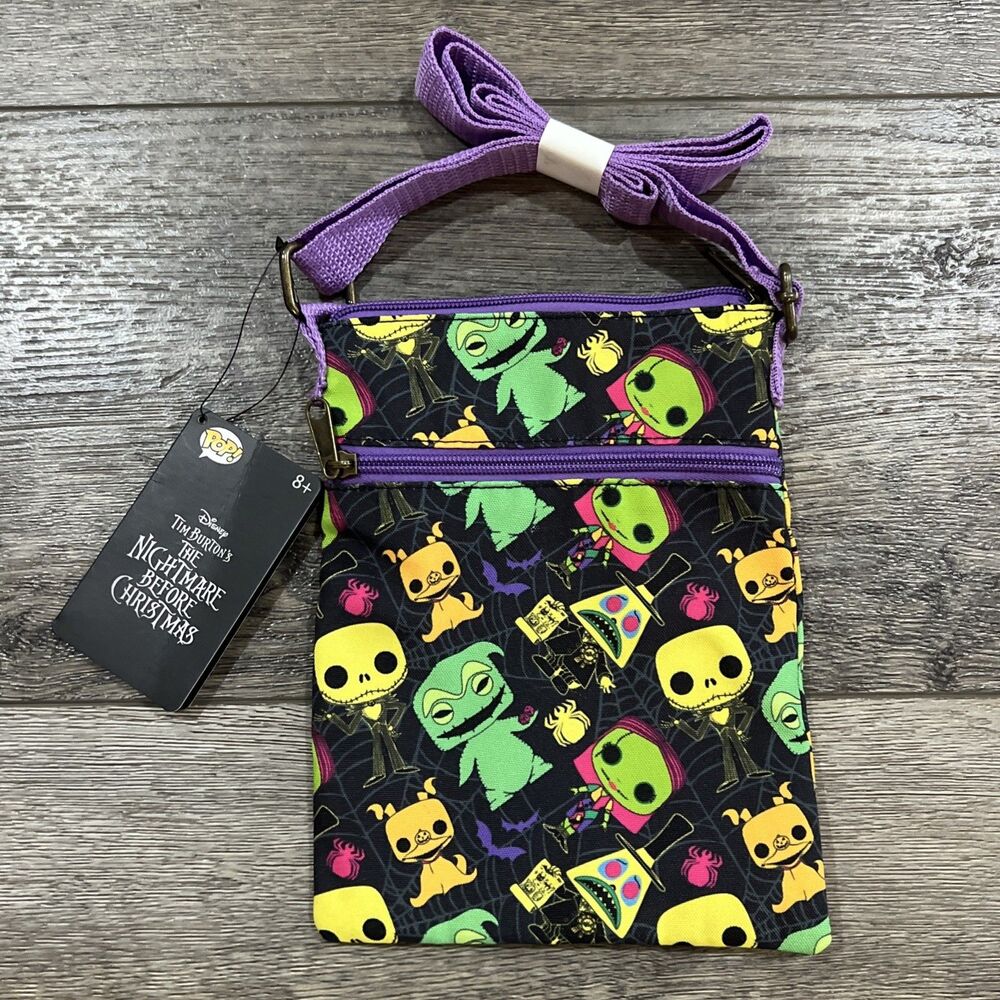 RARE! NWT Nightmare Before Christmas Funko POP! Shoulder Bag Glow in the Dark